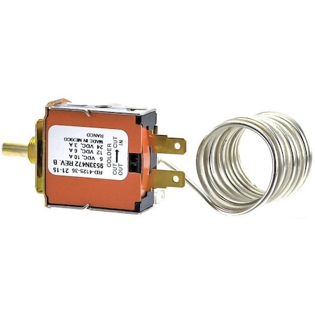Truckair Switch - Thermostatic, Category: Switch, Thermostatic, Knob, Cut In: 52 Deg F, Cut Off: 34 Deg F 11-3076